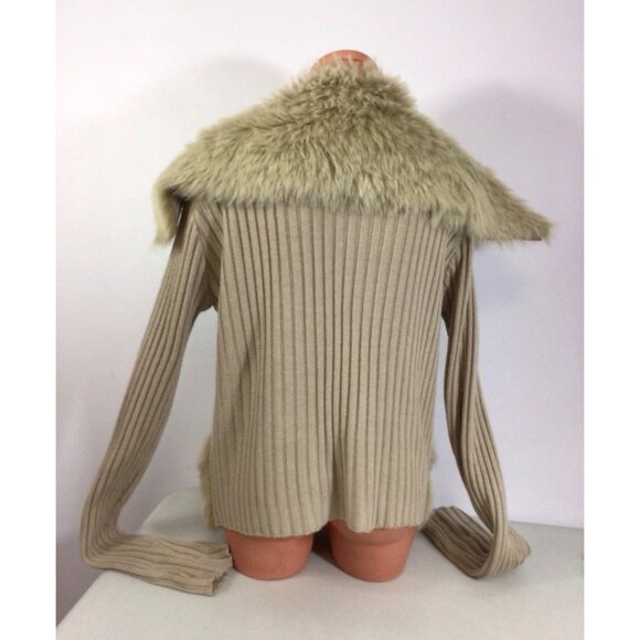 Escalade Paris Faux Fur Coat Jacket Womens XL - Picture 4 of 9